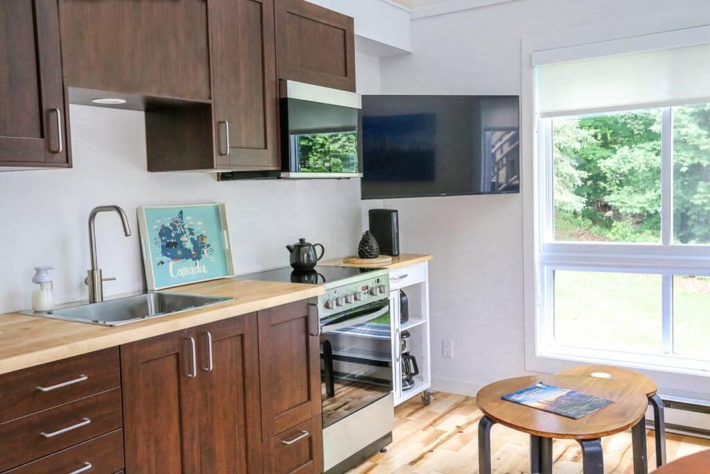 شقة The Mountainside By Escapades Tremblant مونت تريمبلانت المظهر الخارجي الصورة